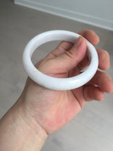 Load image into Gallery viewer, 59.5mm Certified Type A 100% Natural sunny green white (白底青) Jadeite Jade bangle BP42-3182