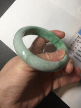 Load image into Gallery viewer, 55.8mm Certified 100% natural Type A sunny green jadeite jade bangle BM75-4431
