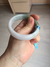 Load image into Gallery viewer, 54.2mm Certified type A 100% Natural dark green brown white purple Jadeite bangle AD120-3001