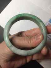 Load image into Gallery viewer, 55.8mm Certified 100% natural Type A sunny green jadeite jade bangle BM75-4431