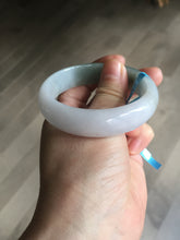 Load image into Gallery viewer, 54.2mm Certified type A 100% Natural dark green brown white purple Jadeite bangle AD120-3001