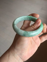 Load image into Gallery viewer, 55.8mm Certified 100% natural Type A sunny green jadeite jade bangle BM75-4431