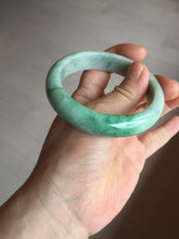 Load image into Gallery viewer, 55.8mm Certified 100% natural Type A sunny green jadeite jade bangle BM75-4431