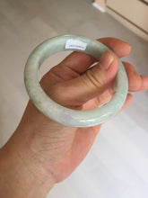 Load image into Gallery viewer, 54.6mm 100% natural sunny green/white/purple jadeite jade bangle BN43