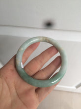 Load image into Gallery viewer, 58mm certified 100% natural type A green round cut jadeite jade bangle AY8-6177
