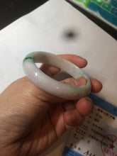 Load image into Gallery viewer, 50.5mm Certified Type A 100% Natural sunny green/purple/yellow(FU LU Shou) oval Jadeite Jade bangle AK53-1221