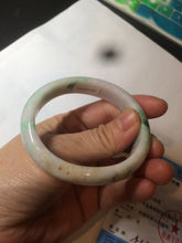 Load image into Gallery viewer, 50.5mm Certified Type A 100% Natural sunny green/purple/yellow(FU LU Shou) oval Jadeite Jade bangle AK53-1221