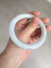 Load image into Gallery viewer, 58.5mm certified Type A 100% Natural light green yellow purple chubby round cut Jadeite Jade bangle Y168-3701