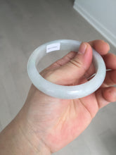 Load image into Gallery viewer, 55.6mm Certified type A 100% Natural light green/purple/white Jadeite bangle BK126-0252