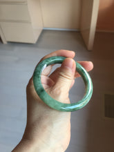 Load image into Gallery viewer, 55mm Certified Type A 100% Natural oily dark green(老油青)Jadeite bangle PD145-6278