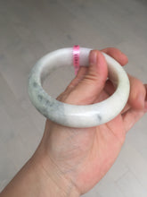Load image into Gallery viewer, 56.1mm Certified 100% natural type A green/very light pink/yellow chubby jadeite jade bangle Z44-0472