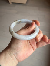 Load image into Gallery viewer, 57mm Certified Type A 100% Natural icy watery white Jadeite Jade bangle BM77-7067