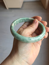 Load image into Gallery viewer, 62mm Certified Type A 100% Natural green beige Jadeite bangle PD144-6272