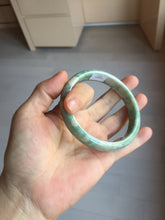 Load image into Gallery viewer, 62mm Certified Type A 100% Natural green beige Jadeite bangle PD144-6272
