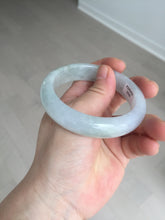 Load image into Gallery viewer, 56mm Certified Type A 100% Natural icy watery light green purple jadeite Jade bangle BK124-3398