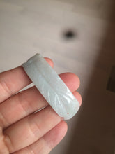 Load image into Gallery viewer, 100% natural type A yellow/white/green carved feather jadeite jade braided adjustable slider bracelet AX39