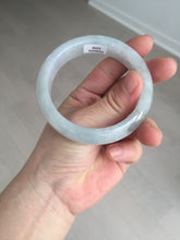 Load image into Gallery viewer, 56mm Certified Type A 100% Natural icy watery light green purple jadeite Jade bangle BK124-3398