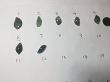 Load image into Gallery viewer, 100% natural type A icy watery dark green jadeite jade petal pendant group F159