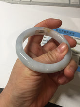 Load image into Gallery viewer, 51.8mm certified 100% natural Type A light green/yellow jadeite jade bangle AJ73-8588