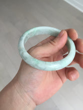 Load image into Gallery viewer, 58mm Certificate 100% natural type A sunny green brown jadeite jade bangle D139-4022