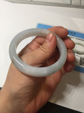 Load image into Gallery viewer, 51.8mm certified 100% natural Type A light green/yellow jadeite jade bangle AJ73-8588