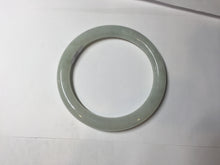 Load image into Gallery viewer, 58.9mm certified 100% natural type A icy watery light green white round cut jadeite jade bangle BS83-(1099)