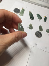 Load image into Gallery viewer, 100% Natural type A light green Jadeite Jade blessed melon pendant PC124-10