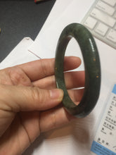 Load image into Gallery viewer, 50mm Certified Type A 100% Natural dark green/gray/black Jadeite Jade bangle PA7-3457 ($19.99 group)