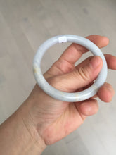 Load image into Gallery viewer, 57.8mm certified 100% natural type A green/purple/brown round cut jadeite jade bangle AJ74-8591