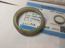 Load image into Gallery viewer, 58mm Certified Type A 100% Natural green/yellow Jadeite Jade bangle PA8-6091 $29.99 Group