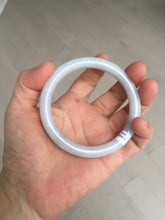 Load image into Gallery viewer, 57.8mm certified 100% natural type A green/purple/brown round cut jadeite jade bangle AJ74-8591