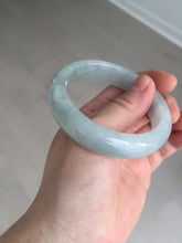 Load image into Gallery viewer, 53.4mm Certified Type A 100% Natural icy watery light green purple jadeite Jade bangle BK122-3397