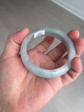 Load image into Gallery viewer, 53.4mm Certified Type A 100% Natural icy watery light green purple jadeite Jade bangle BK122-3397