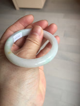 Load image into Gallery viewer, Shopify only 52mm certified type A 100% Natural sunny green/white/yellow oval jadeite jade bangle AR117-0264