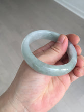 Load image into Gallery viewer, 53.4mm Certified Type A 100% Natural icy watery light green purple jadeite Jade bangle BK122-3397