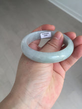 Load image into Gallery viewer, 53.4mm Certified Type A 100% Natural icy watery light green purple jadeite Jade bangle BK121-3399