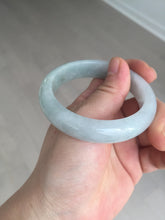 Load image into Gallery viewer, 53.4mm Certified Type A 100% Natural icy watery light green purple jadeite Jade bangle BK121-3399