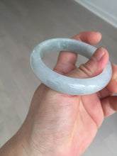 Load image into Gallery viewer, 53.4mm Certified Type A 100% Natural icy watery light green purple jadeite Jade bangle BK121-3399