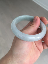 Load image into Gallery viewer, 53.4mm Certified Type A 100% Natural icy watery light green purple jadeite Jade bangle BK121-3399