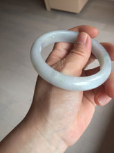 Load image into Gallery viewer, 58mm Certified type A 100% Natural light green/white Jadeite bangle AR118-0253