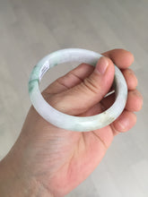Load image into Gallery viewer, 52.2mm 100% natural certified green/purple/orange(FU LU SHOU) jadeite jade bangle Q139-7290