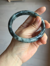 Load image into Gallery viewer, 62mm Certified Type A 100% Natural dark green red Jadeite bangle PD138-6234