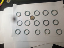 Load image into Gallery viewer, 100% natural type A light green/blue Guatemala jadeite jade band ring C123