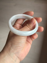 Load image into Gallery viewer, 52mm certified Type A 100% Natural sunny green/white/red oval Jadeite Jade bangle E92-0263