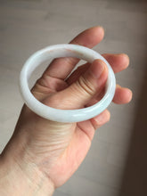 Load image into Gallery viewer, 52mm certified Type A 100% Natural sunny green/white/red oval Jadeite Jade bangle E92-0263