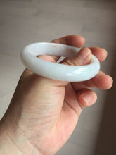 Load image into Gallery viewer, 52mm certified Type A 100% Natural sunny green/white/red oval Jadeite Jade bangle E92-0263