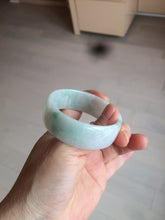 Load image into Gallery viewer, 52.3mm certified 100% natural Type A sunny green/white/purple jadeite jade bangle BK8-2423