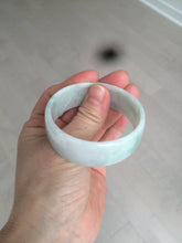 Load image into Gallery viewer, 52.3mm certified 100% natural Type A sunny green/white/purple jadeite jade bangle BK8-2423