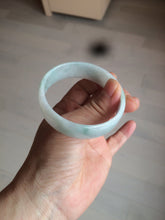 Load image into Gallery viewer, 52.2mm certified 100% natural Type A sunny green/white/purple jadeite jade bangle BK7-2419
