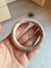 Load image into Gallery viewer, 53.8mm 100% natural beige yellow pink purple round cut a taste of the tropical Coral Jade (珊瑚玉) bangle SY22